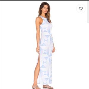 Mara Hoffman Fractals Column Maxi Dress, XS